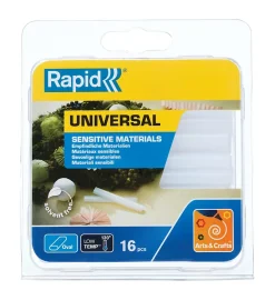 Rapid Pistolet À Colle-16 Bâtons de colle transparente universelle ovale