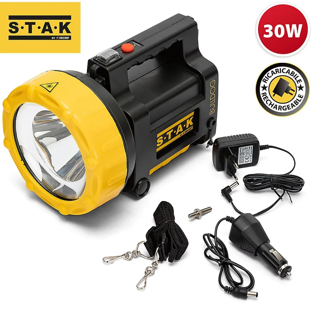 Velamp BULLDOG: projecteur rechargeable 30W