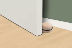 Butoir De Porte-Butée de porte macaron Rei bois hêtre ⌀6,3x H.3,5 cm