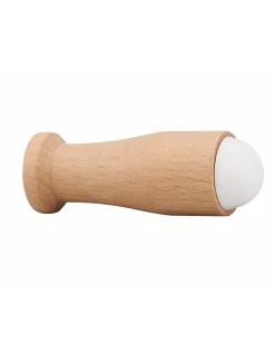 Thirard Butoir balustre, fixation au mur, bois, diamètre 28x80mm -