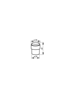 Thirard Butoir De Porte-Butoir de porte, corps inox, bague caoutchouc, inox -