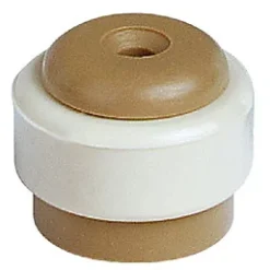 Diall Butoir De Porte-10 butoirs ø35 mm sol beige Plastique et caoutchouc