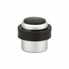 Thirard Butoir à visser, fixation au sol, aluminium, diamètre 38.5mm, hauteur 37mm, noir-
