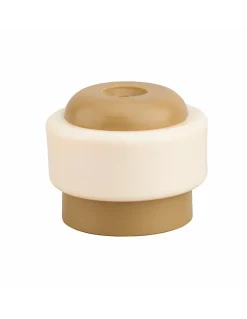 Thirard Butoir à visser, fixation au sol, plastique, diamètre 35x30mm -
