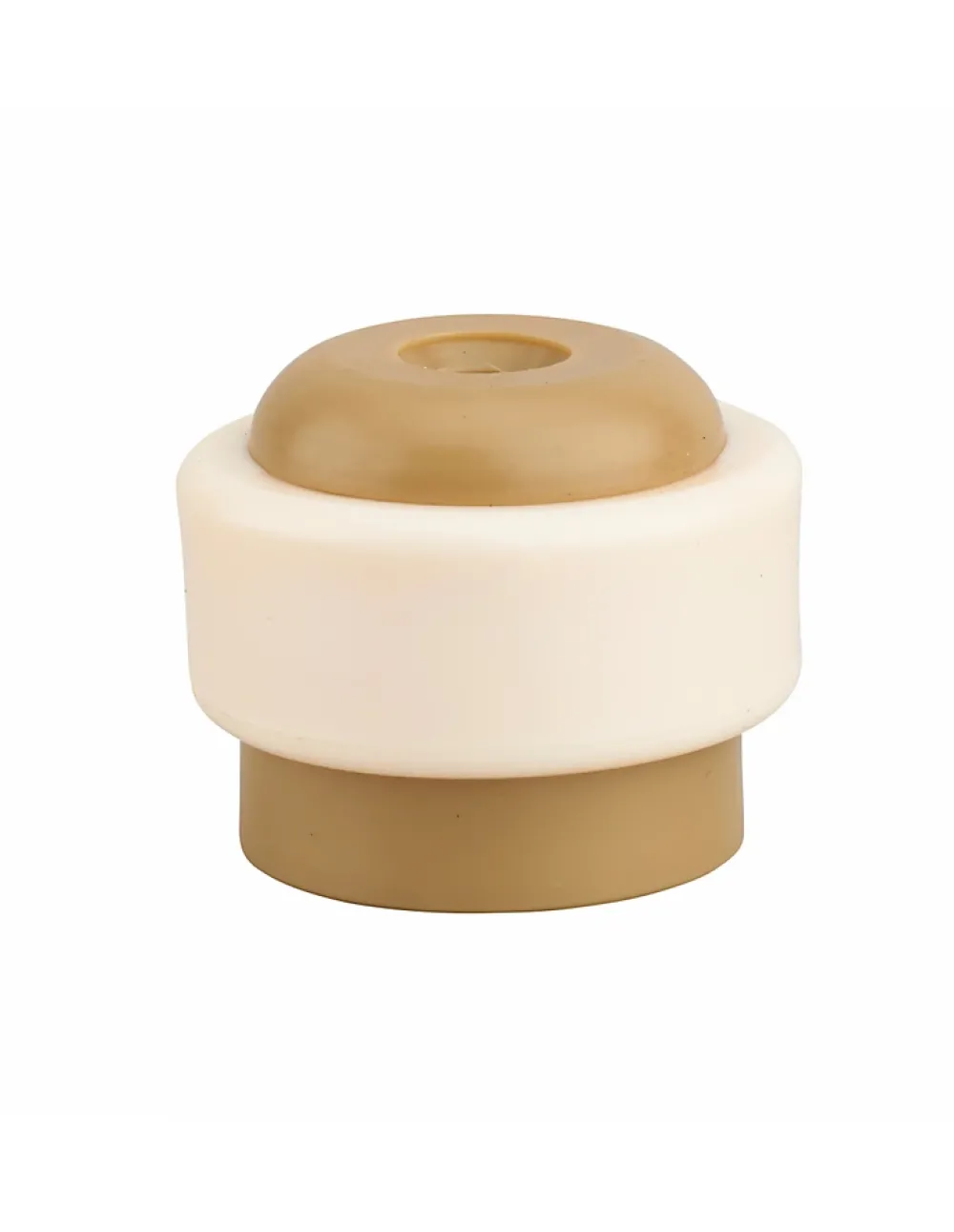 Thirard Butoir à visser, fixation au sol, plastique, diamètre 35x30mm -