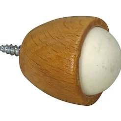 Diall Butoir De Porte-Butoir ø28 x Hauteur 40 mm mur hêtre verni