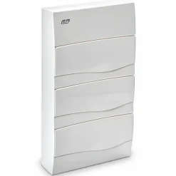 Ide Tableau Électrique Pré-Équipé-Bv36po - Tableau De Distribution Résntiel - 3 Rangées De 12 Modules - 497x264x99mm - Avec Rail Din