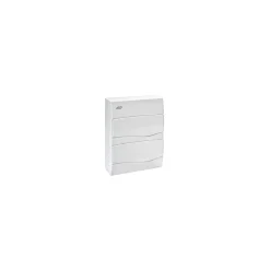 Ide Bv24po - Tableau De Distribution Résntiel - 2 Rangées De 12 Modules - 353x264x99mm - Avec Rail Din