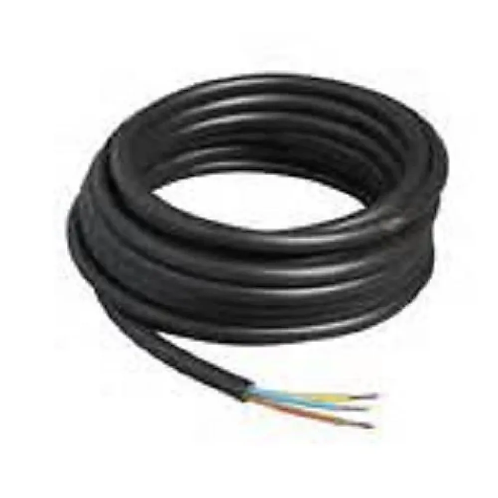 Fils & Cables Gaine Électrique-CABLE RIG.R2V 3G1.5 25M NOIR ELECTRALINE - 20218278D
