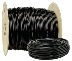 Fils & Cables Gaine Électrique-CABLE RIG.R2V 3G1.5 25M NOIR ELECTRALINE - 20218278D