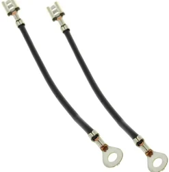 Divers_Sm 2 CABLES BRANCHEMENT RESISTANCE STEATITE CHAUFFE-EAU