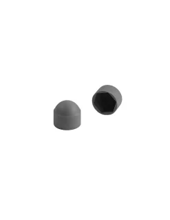 Vis Express Cache Ecrou ou cache tête vis Tête hexagonale TH M5 Nylon Gris Sur plat 8 - 200 pièces