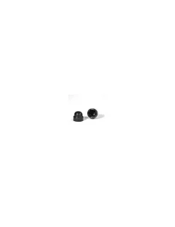 Vis Express Cache Vis Et Cache Trou-Cache Ecrou ou cache tête vis Tête hexagonale TH M12 nylon noir Sur plat 19 - 10 pièces