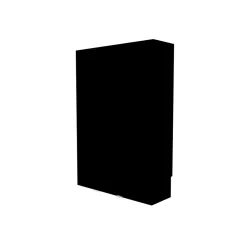 Atole Cache-Tube De Plomberie-Cache nourrice plomberie en acier Noir - Largeur fixe - Taille 4 : 650 x 450 x 150 mm