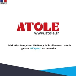 Atole Cache-Tube De Plomberie-Cache nourrice plomberie en acier Noir - Largeur fixe - Taille 2 : 450 x 650 x 150 mm
