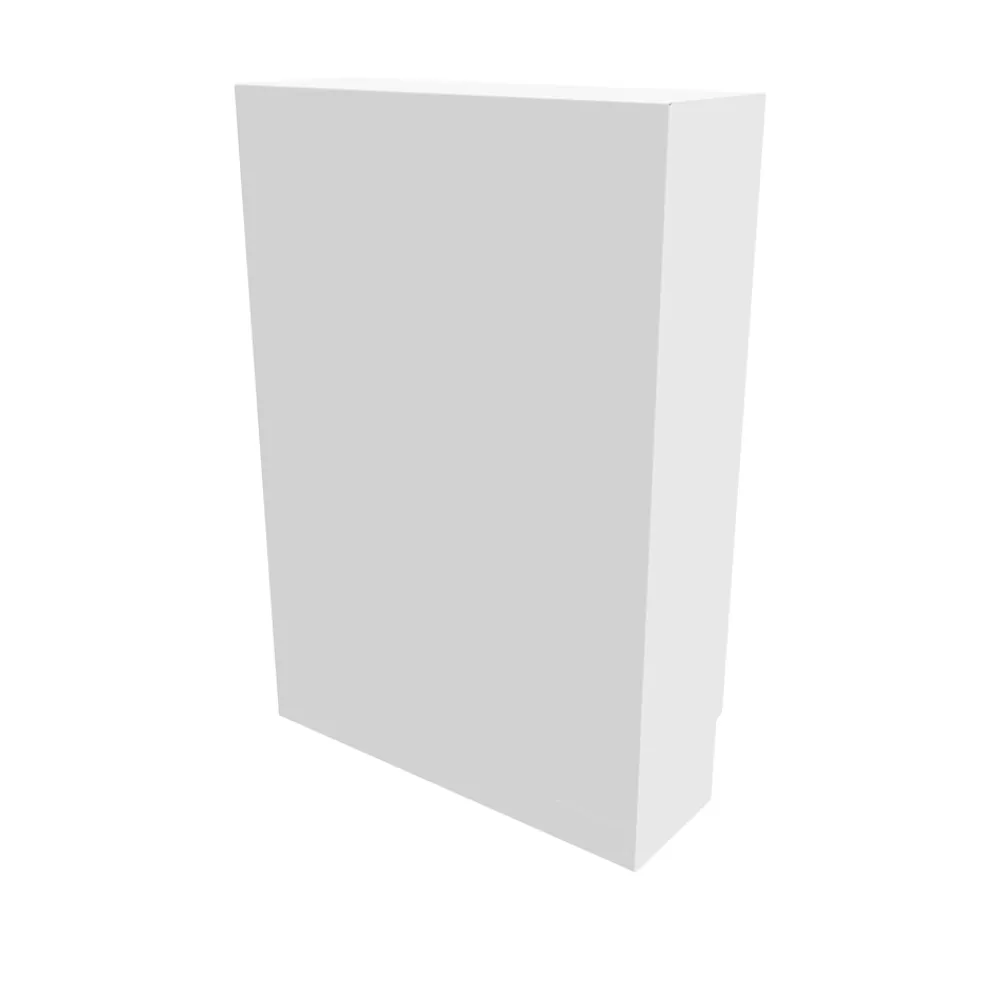 Atole Cache nourrice plomberie en acier Blanc - Largeur fixe - Taille 4 : 640 x 450 x 150 mm