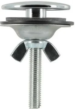 Nicoll Cache trou chromé pour évier et lavabo - Chromé - diam : 42mm