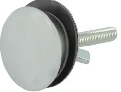 Nicoll Cache trou chromé pour évier et lavabo - Chromé - diam : 42mm