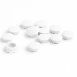 Avosdim Cache Vis Et Cache Trou-Cache vis blanc diamètre 6mm - Lot de 10