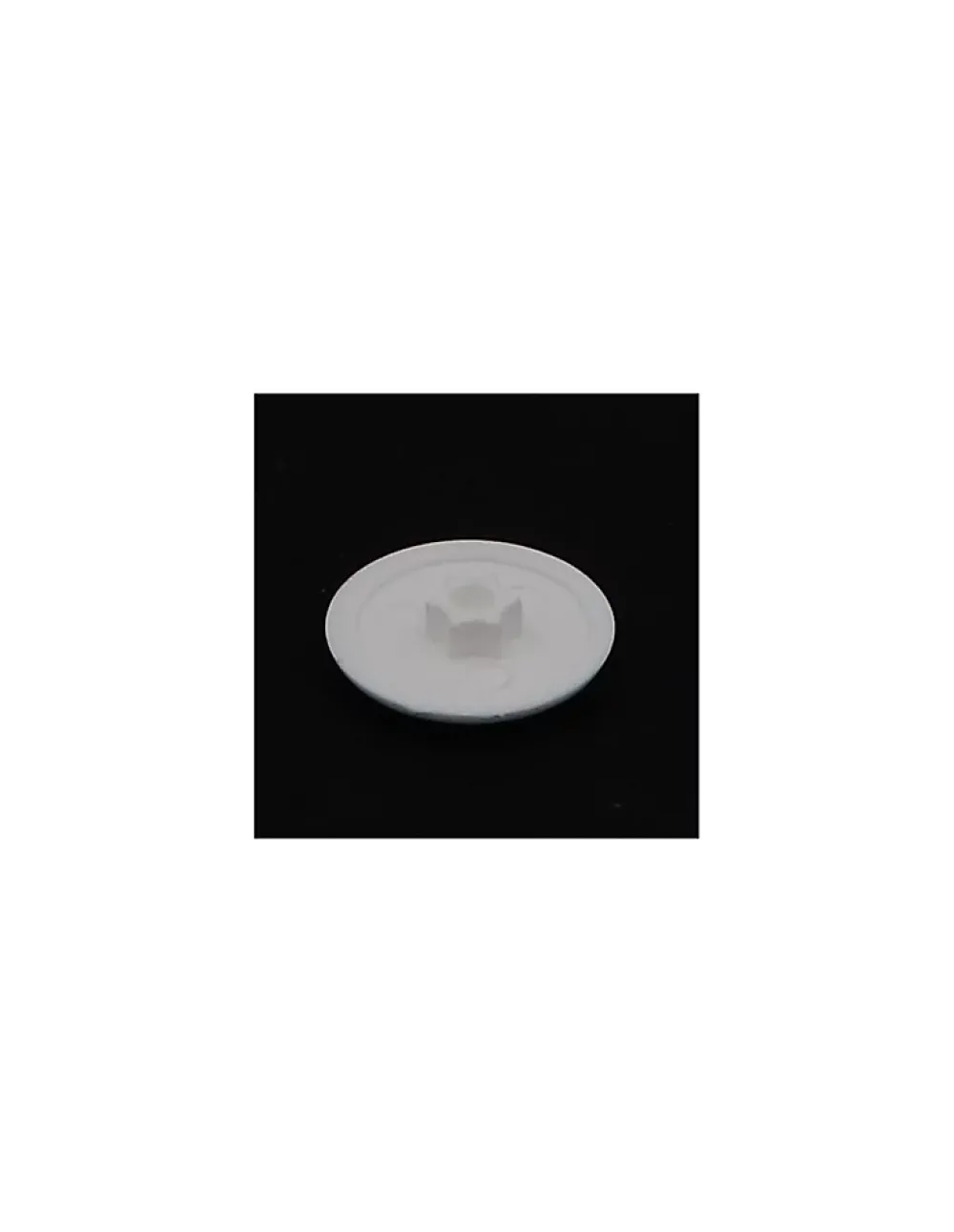 Vis Express Cache vis Tête fraisée TORX TORX T20 Diamètre de tête: 12 Nylon RAL9010 blanc pur - 1 pièce