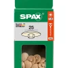 Spax France Cache Vis Et Cache Trou-Cache-vis vis torx T20 beige 25 pièces