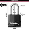 Master Lock Cadenas, Antivol-Cadenas Acier laminé Excell 48 x 46