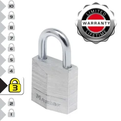 Master Lock Cadenas Aluminium 20 x 20