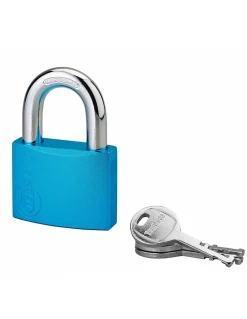 Thirard Cadenas, Antivol-Cadenas à clé Colorful, laiton, intérieur, anse acier, 50mm, 3 clés -