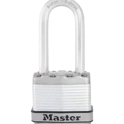 Master Lock Cadenas, Antivol-Cadenas à clé Excell M1EURDLH acier laminé l.45 mm hauteur de l'anse 51 mm
