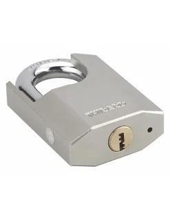 Thirard Cadenas, Antivol-Cadenas à clé Octo-P, acier, chantier, anse protégée acier, 50mm, 3 clés -