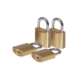 Smith & Locke Cadenas, Antivol-Cadenas à clé en laiton l.21 mm vendu par 4 pièces