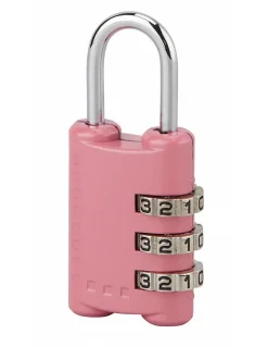 SP Cadenas à code, bagage, 25mm, anse acier nickelé, 3 chiffres -