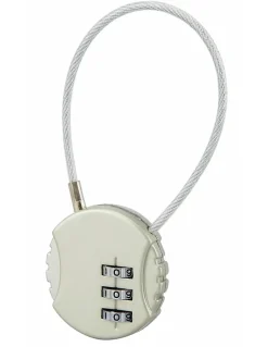 Thirard Cadenas, Antivol-Cadenas à combinaison Fantasy Rond, 3 chiffres, intérieur, cable acier -