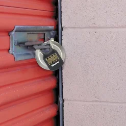 Master Lock Cadenas, Antivol-Cadenas à combinaison Excell M40EURDNUM disque en zinc Ø70 mm hauteur de l'anse 16 mm