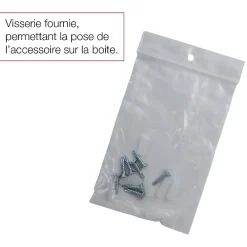 Renz Cadre D'Encastrement Pour Boîte Aux Lettres-Cadre d'encastrement Blanc 9010M
