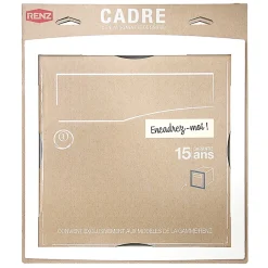 Renz Cadre D'Encastrement Pour Boîte Aux Lettres-Cadre d'encastrement Blanc 9010M