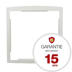 Renz Cadre d'encastrement Blanc neige brillant RAL 9016