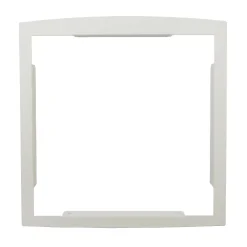 Renz Cadre d'encastrement Blanc neige brillant RAL 9016