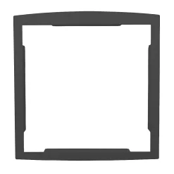 Renz Cadre d'encastrement Gris anthracite aspect sablé REN 0206
