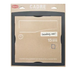 Renz Cadre d'encastrement Gris anthracite aspect sablé REN 0206