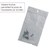Renz Cadre d'encastrement Ivoire brillant RAL 1015