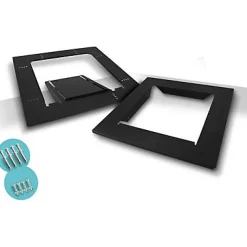 DAD Cadre D'Encastrement Pour Boîte Aux Lettres-Cadre d'encastrement pour boîte aux lettres Profil+ Gris