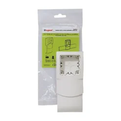 Legrand Interrupteur En Saillie-Cadre 1 poste appareillage saillie pour plinthe 80 x 20 mm