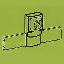 Legrand Interrupteur En Saillie-Cadre 1 poste appareillage saillie pour plinthe 80 x 20 mm