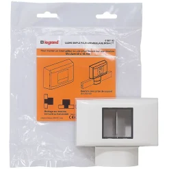 Legrand Cadre 1 poste Mosaic pour moulures et plinthes DLPlus