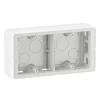 Legrand Cadre saillie Céliane 2 postes blanc