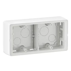 Legrand Cadre saillie Céliane 2 postes blanc