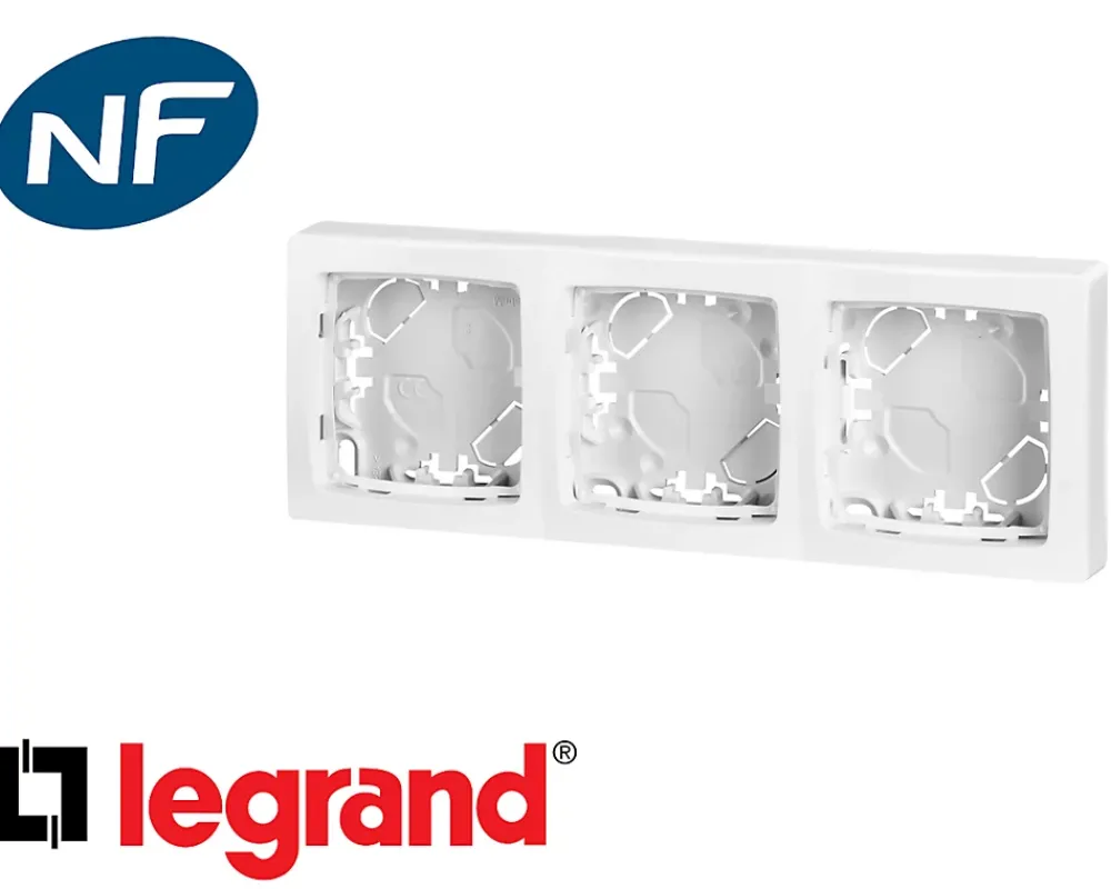 Legrand Cadre saillie triple Otéo composable