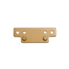 Hardwarexchange Cale en acier pour crochet standard, 16 mm Fer Or