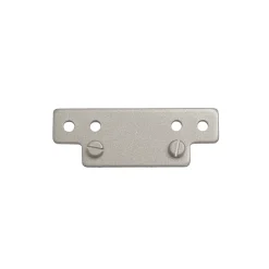 Hardwarexchange Ferme-Porte-Cale en acier pour crochet standard, 16 mm Fer Argent